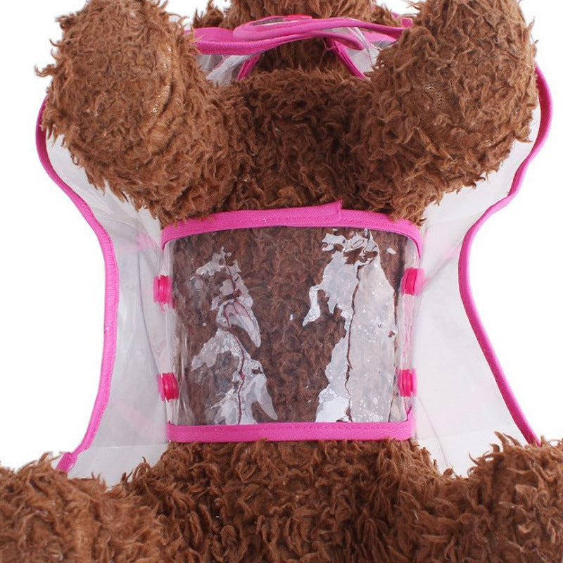 Manufacturer Custom Transparent PVC Dog Clothes Pet Accessory Outdoor Dog Raincoat Dropshipping-45
