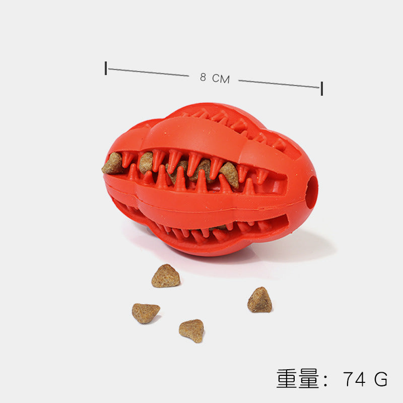 OEM ODM Wholesale Pet Rubber Ball Toy Design Tooth Cleaner Dog Cleaning Chew Toys-74