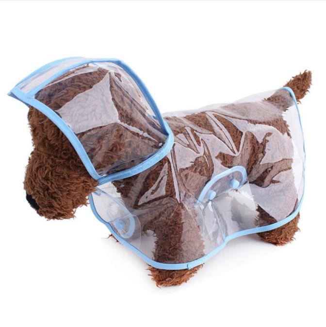 Manufacturer Custom Transparent PVC Dog Clothes Pet Accessory Outdoor Dog Raincoat Dropshipping-45