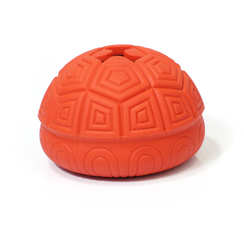 Hot Seller Rubber Ball Pet Toy Resistance to Bite Leaky Food Ball Dispenser of Turtle Shell Teeth Cleaning Dog Chew Toy-73