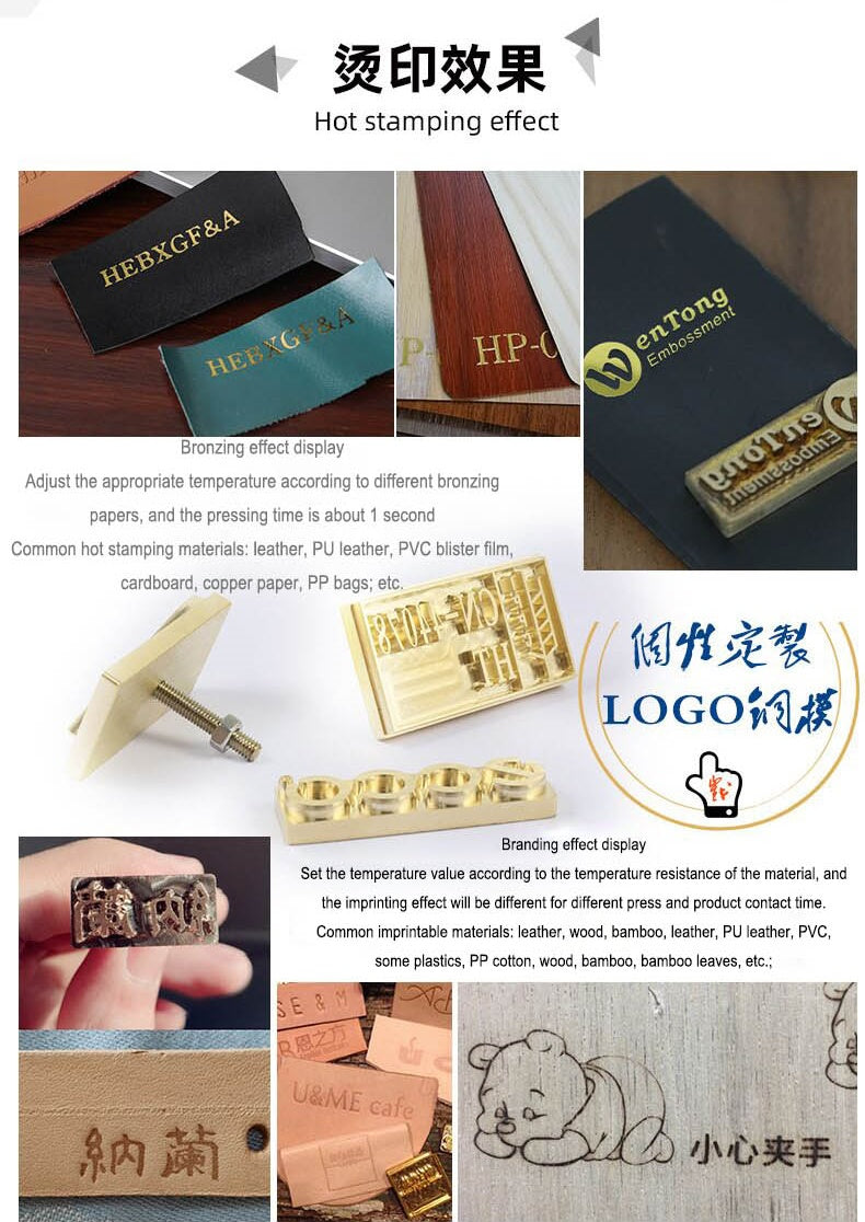 WT-90TSL Digital Hot Foil Stamping Machine Hot Press Machines Manual Embossing Leather Paper Wood Machine