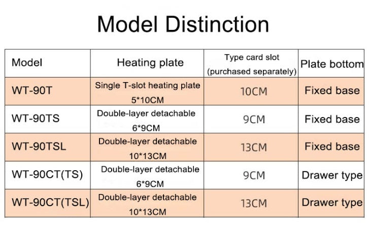 WT-90TSL Digital Hot Foil Stamping Machine Hot Press Machines Manual Embossing Leather Paper Wood Machine