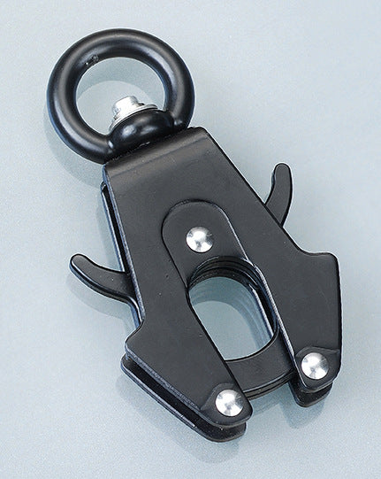Factory High Quality dog leash Frog Clip carabiner Quick Side Release swivel hooks Dog Collar-1
