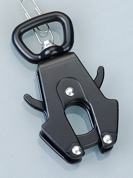 Factory High Quality dog leash Frog Clip carabiner Quick Side Release swivel hooks Dog Collar-1