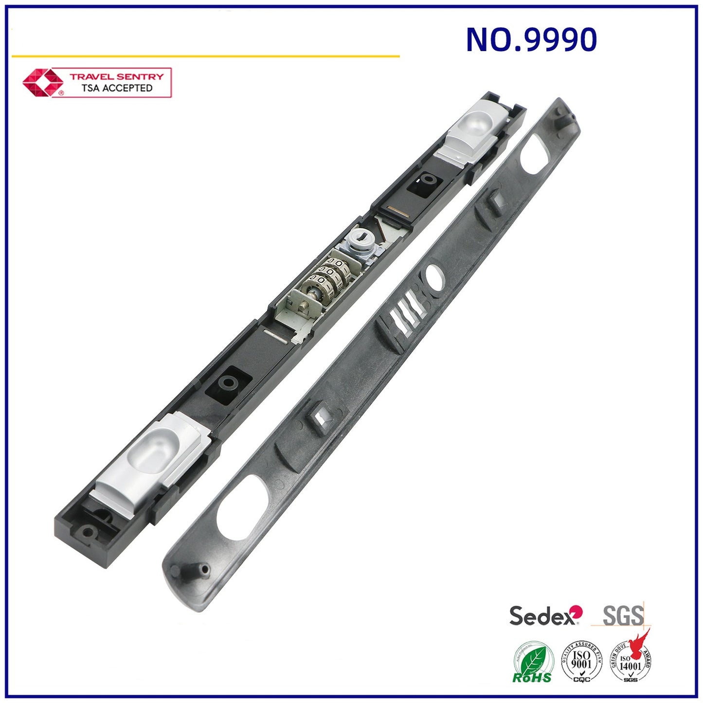 high quality and fashionable long strip zinc alloy equipment box lock smooth switch password lock hardware accessories lock-10