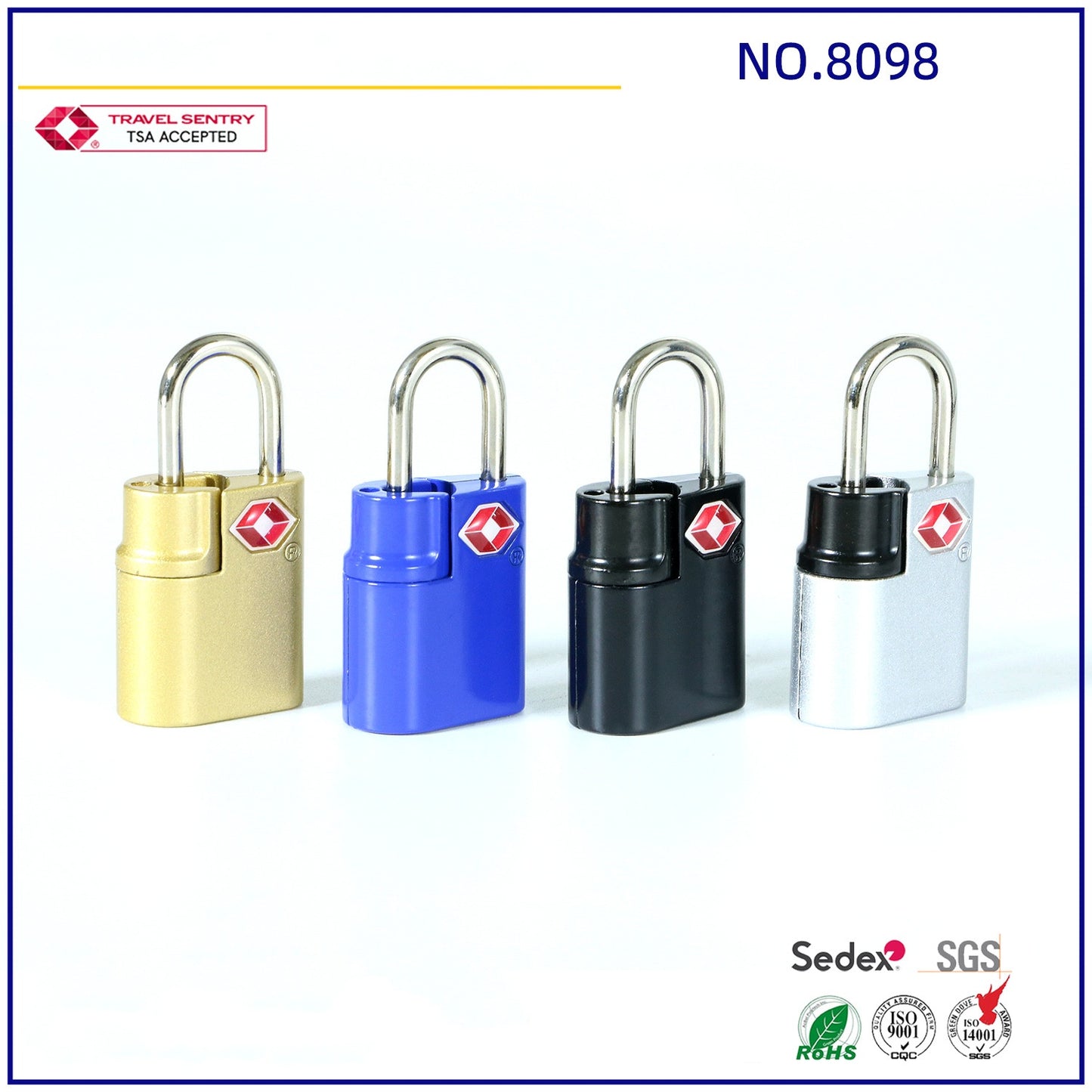 Promotional Top Quality TSA Approved Travel Padlock TSA Digital Combination Lock-10