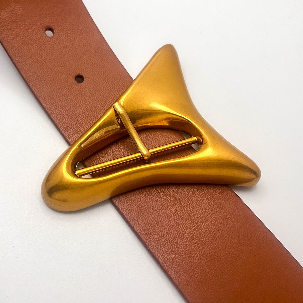 Zinc Alloy pin belt buckles for Designer belts plus size belt-10