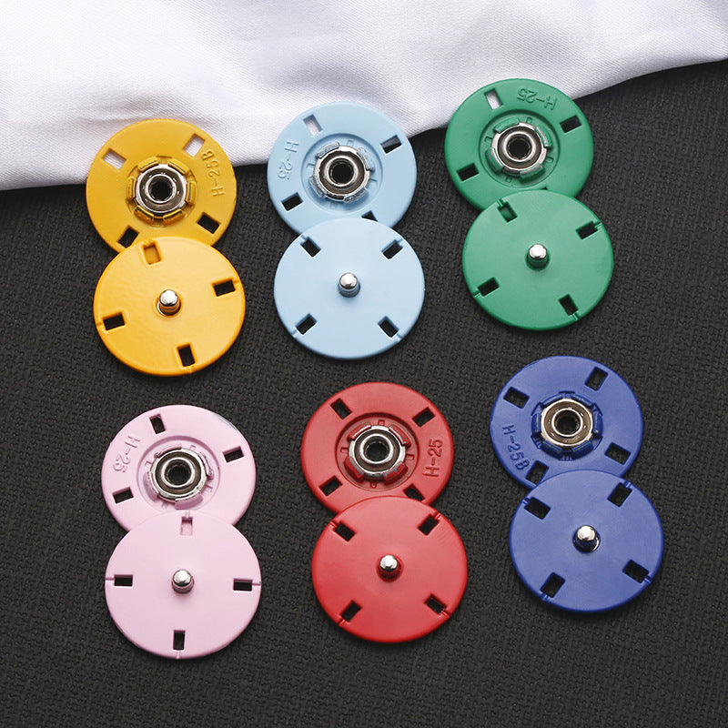 Versatile Metal Snap Buttons - Perfect for Clothing and Accessories - Zinc Alloy Material for Durability-10