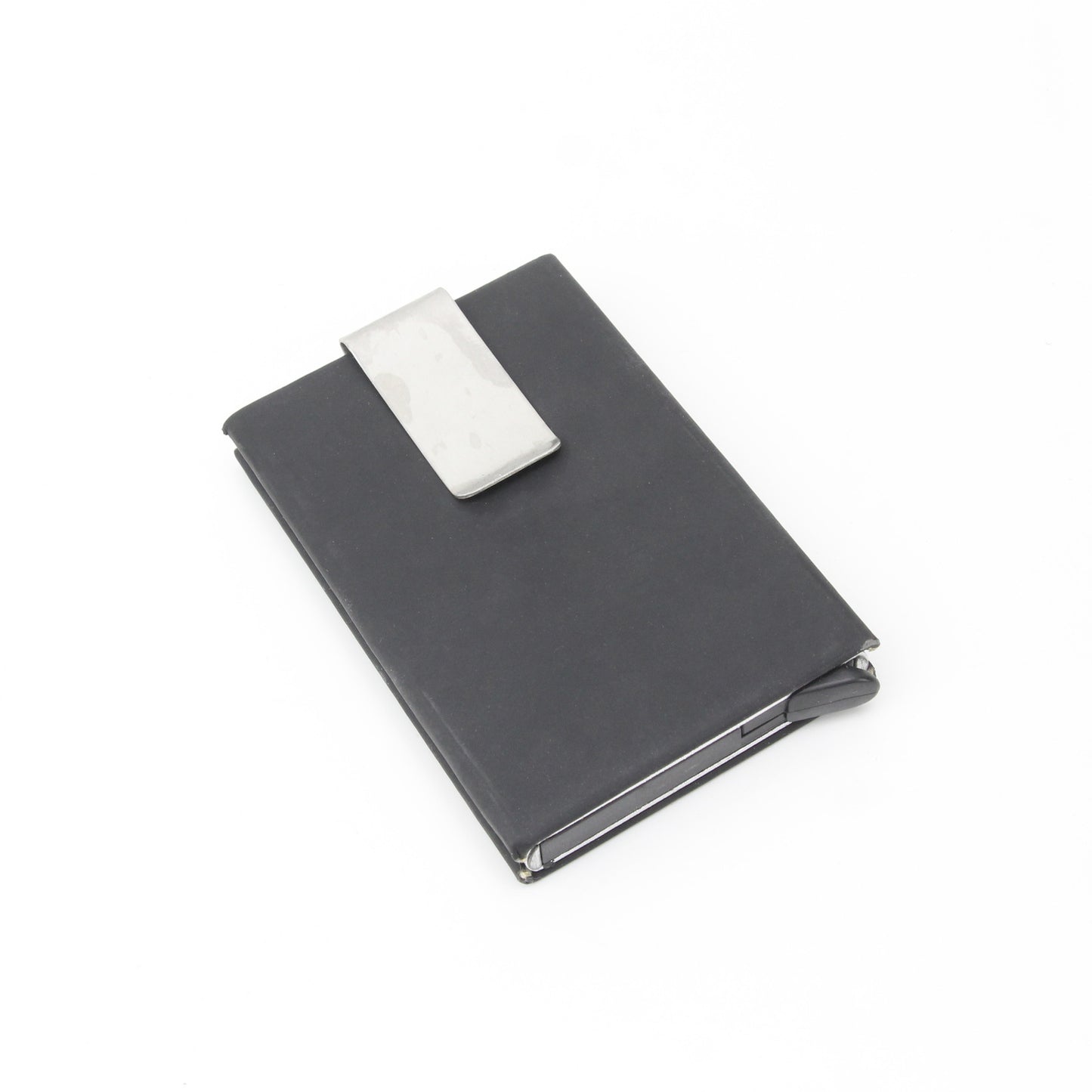 Minimalist Slim Wallet Front Pocket Credit Card Holder for Men Laser Engraving RFID Blocking Auto Pop Up Wallet with Money Clip