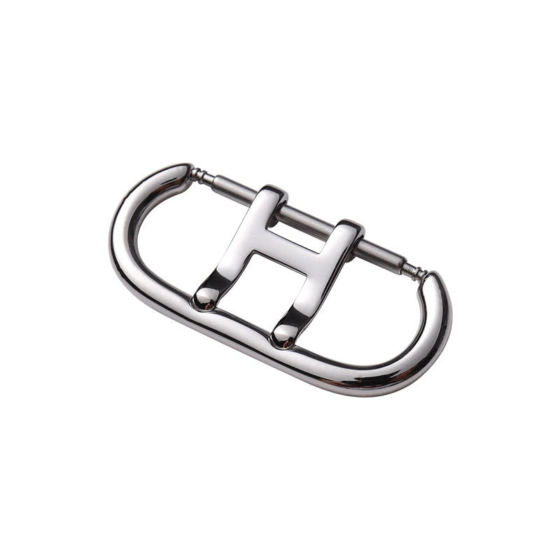 18MM 20MM Watch Polished Brushed Leather Band Watch Clasp Buckle 316L Stainless Steel Watch Band Clasp Strap Buckle-100