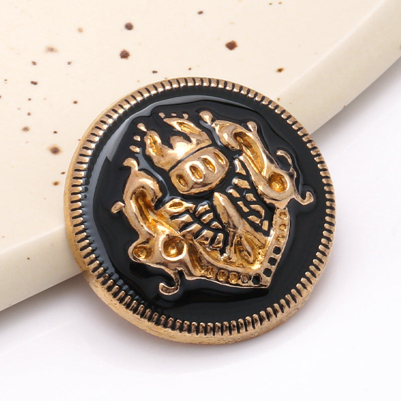 Zinc Alloy Anti-Brass Bulk Jacket Coat Design Metal Buttons-100