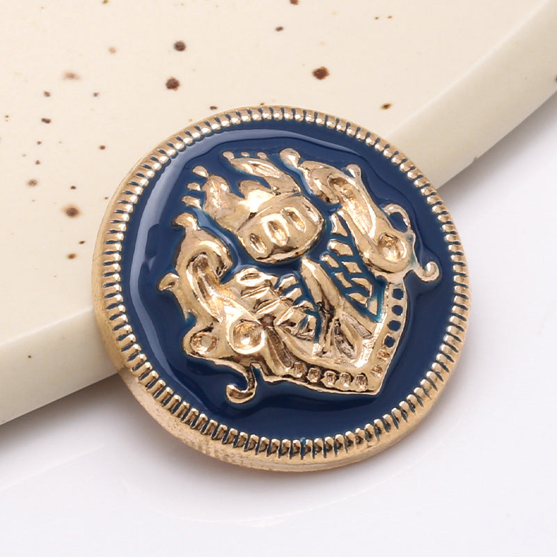 Zinc Alloy Anti-Brass Bulk Jacket Coat Design Metal Buttons-100