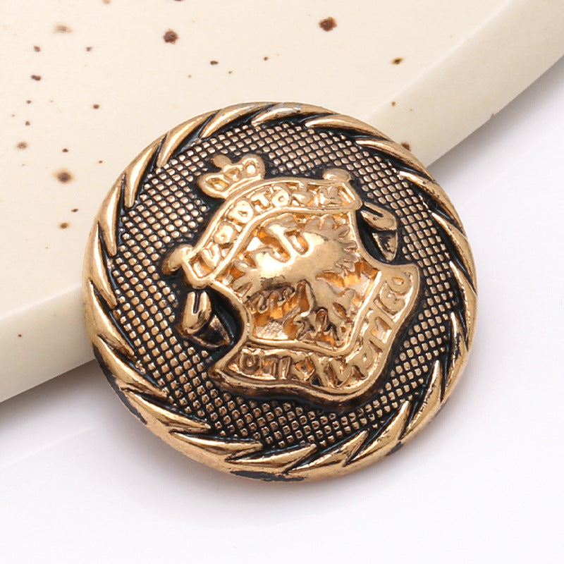 Zinc Alloy Anti-Brass Bulk Jacket Coat Design Metal Buttons-100