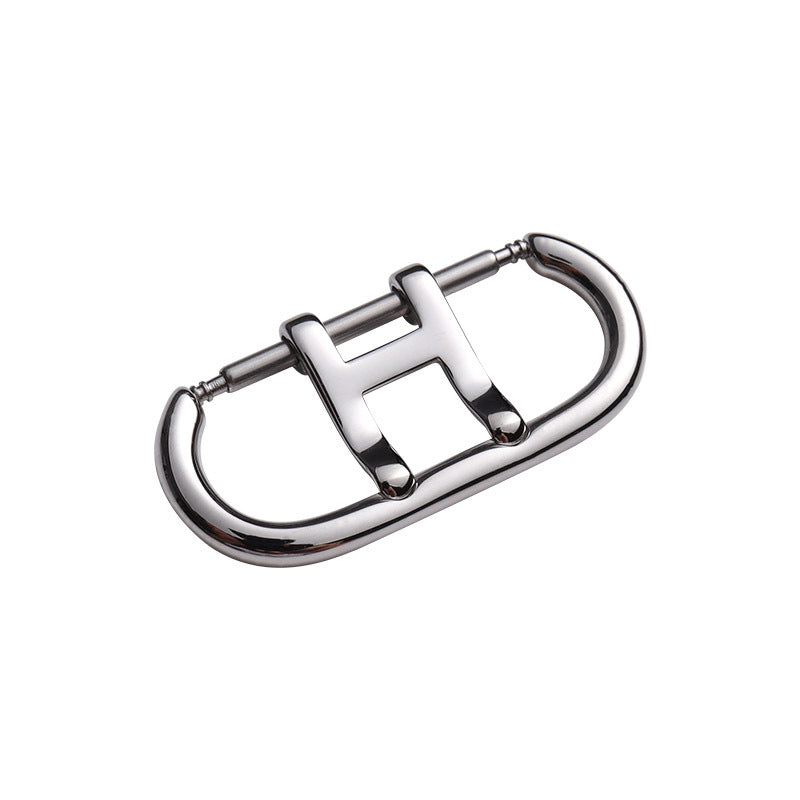 18MM 20MM Watch Polished Brushed Leather Band Watch Clasp Buckle 316L Stainless Steel Watch Band Clasp Strap Buckle-100