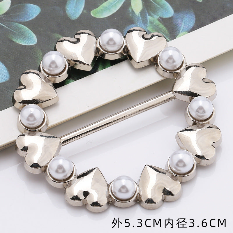 Metal Belt Decorative Suspenders Bag Accessories Shaped Day Coat Adjustment Button Backpack Third-101