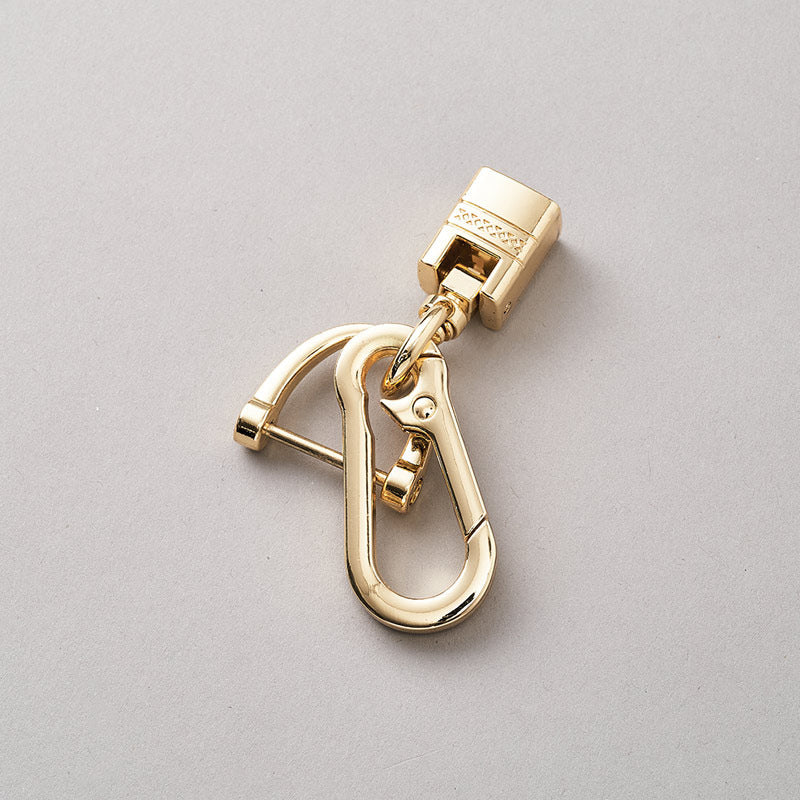 Matte gunblack spring suspension screw bell Car key chain case hardware decorative spring ring-101