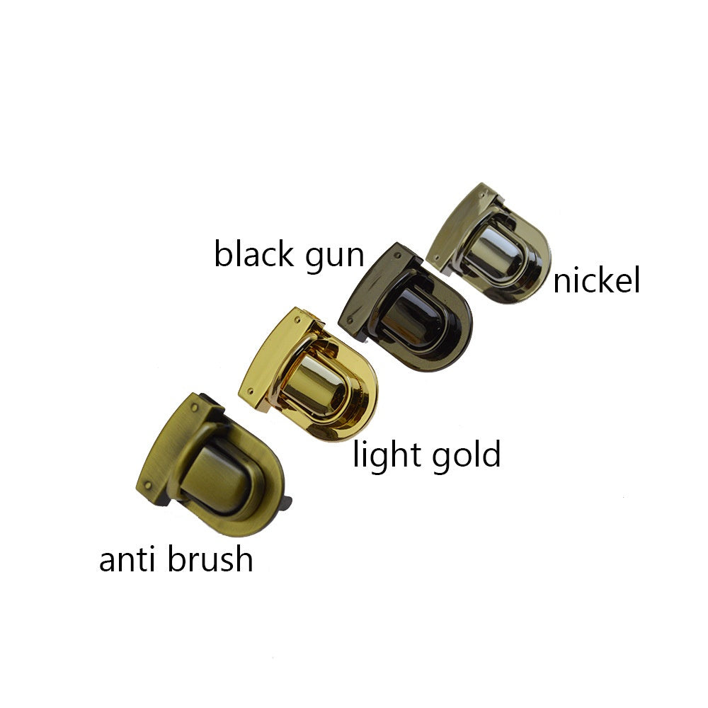 Gunblack wholesale luggage hardware interlock screw lock-102