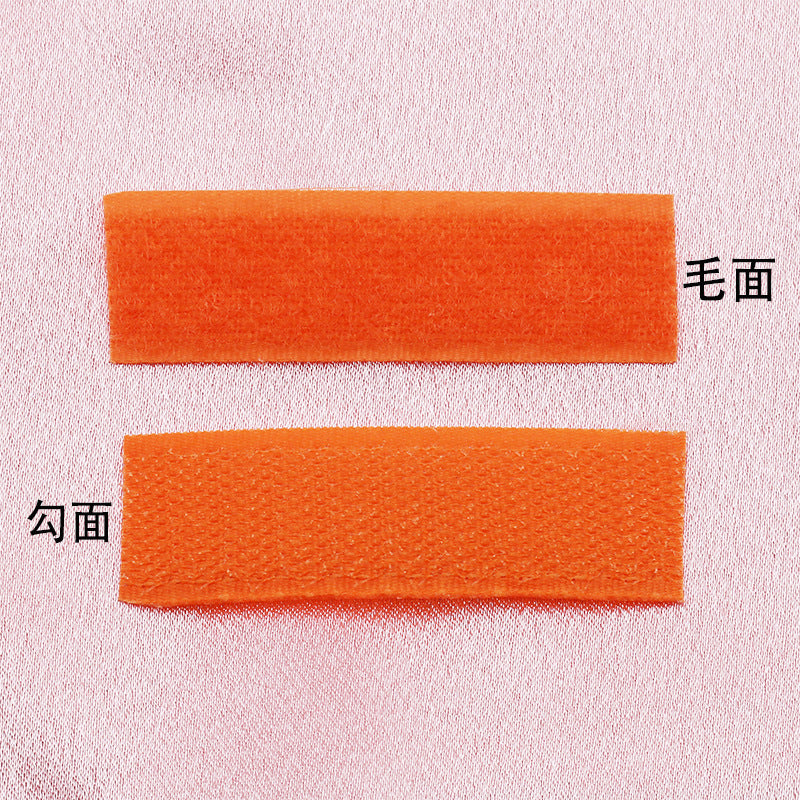 Die-cut custom magic hot melt glue hook and loop for any shape nylon die-cut magic self-adhesive hook and ring point-104