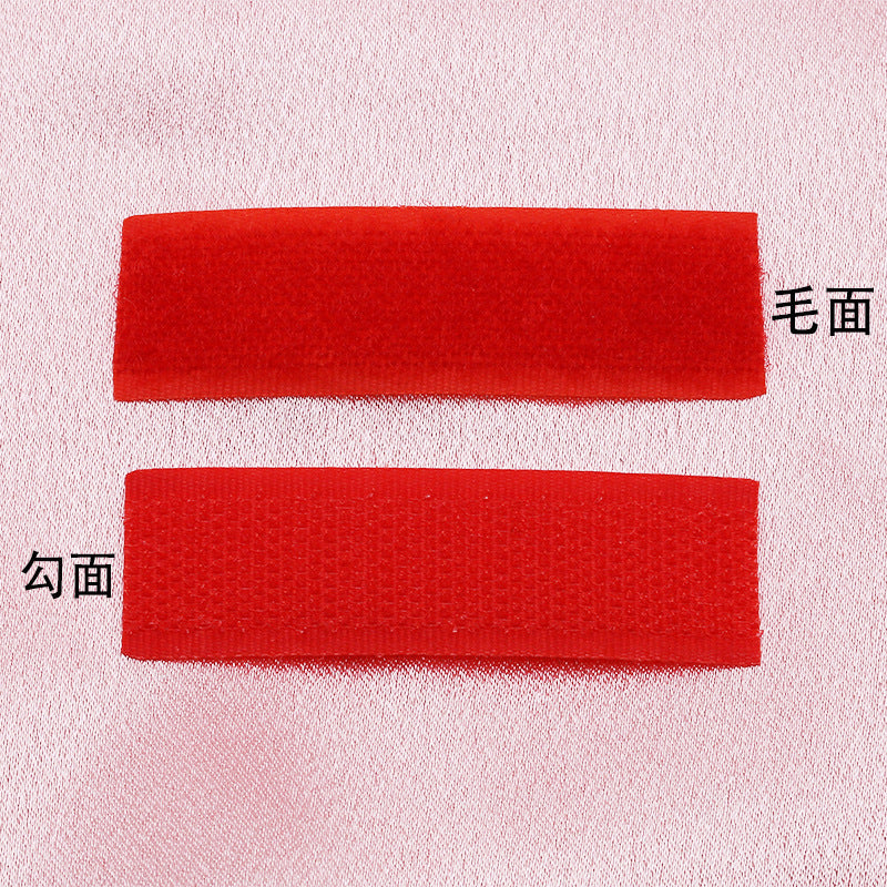 Die-cut custom magic hot melt glue hook and loop for any shape nylon die-cut magic self-adhesive hook and ring point-104