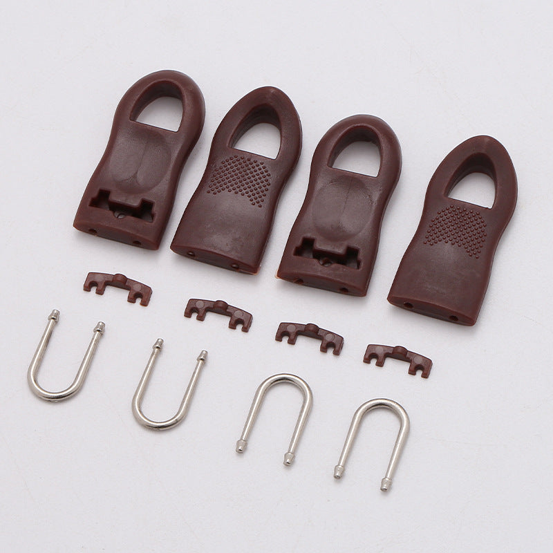 New Universal Removable Zipper Head Pull Tab for Industrial Use Luggage Clothing Steel Rubber Plastic Apparel Machine Spare Part-105