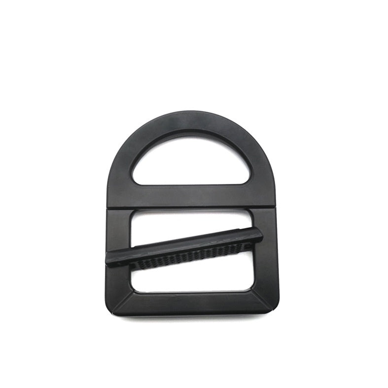 Factory Selling Zamak Black Outdoor Belt Buckle for Nylon Sports Belt 1.5in Quick-adjust D-buckle Tactical Belt buckle-105