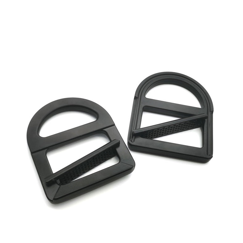 Factory Selling Zamak Black Outdoor Belt Buckle for Nylon Sports Belt 1.5in Quick-adjust D-buckle Tactical Belt buckle-105