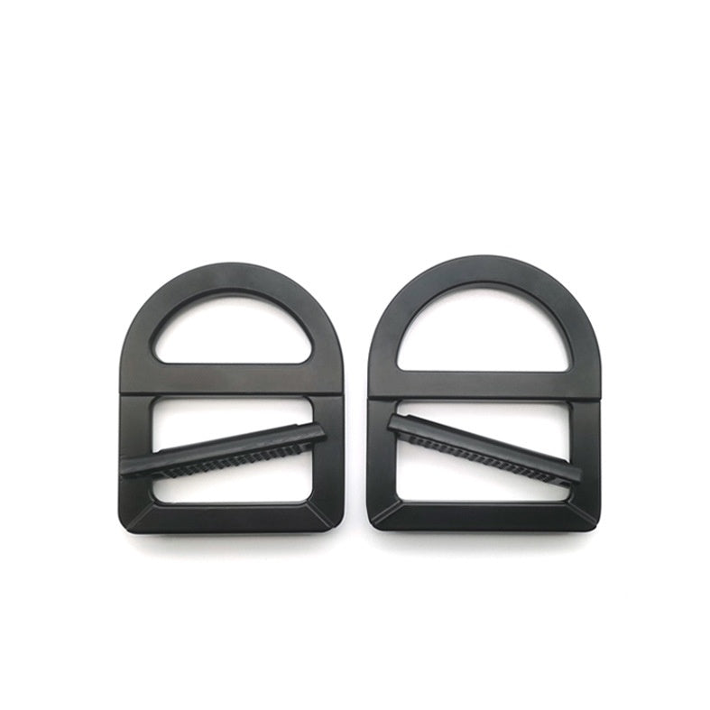 Factory Selling Zamak Black Outdoor Belt Buckle for Nylon Sports Belt 1.5in Quick-adjust D-buckle Tactical Belt buckle-105