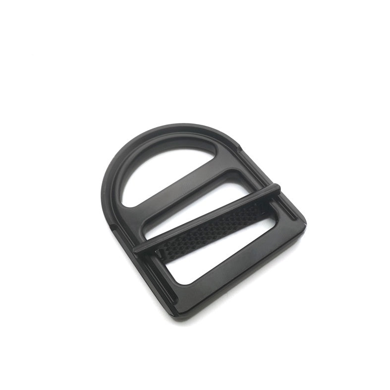 Factory Selling Zamak Black Outdoor Belt Buckle for Nylon Sports Belt 1.5in Quick-adjust D-buckle Tactical Belt buckle-105