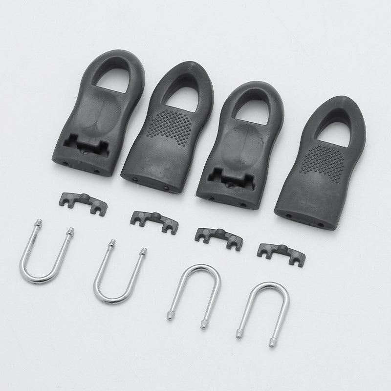New Universal Removable Zipper Head Pull Tab for Industrial Use Luggage Clothing Steel Rubber Plastic Apparel Machine Spare Part-105