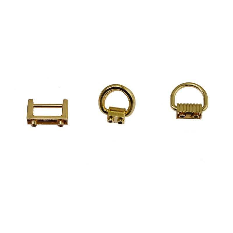 O D Ring Bag Side Clip Buckles Screw Handbag Chain Handles Connector Bag Strap Belt Hanger DIY Hardware Accessories-107