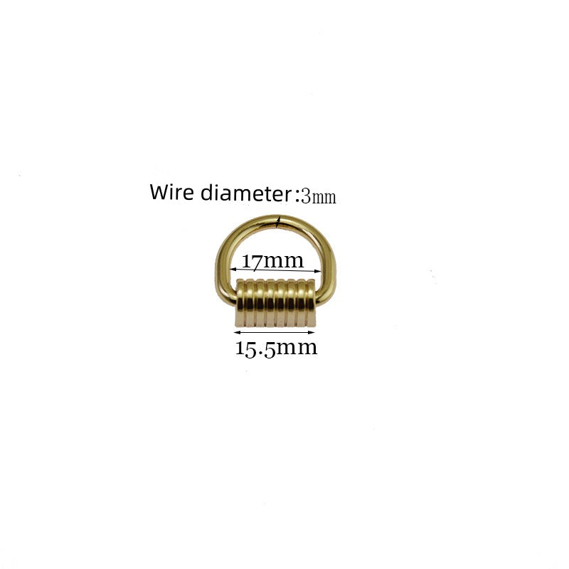 O D Ring Bag Side Clip Buckles Screw Handbag Chain Handles Connector Bag Strap Belt Hanger DIY Hardware Accessories-107