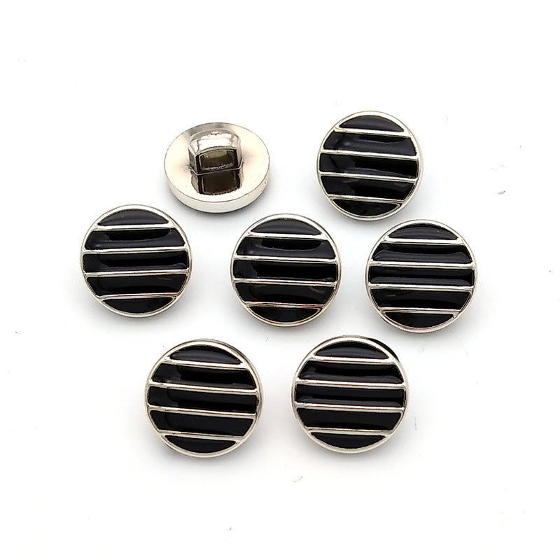 High Quality Custom Metal Pearl Shank Buttons Rhinestone Button for Women Coat and Jacket-109