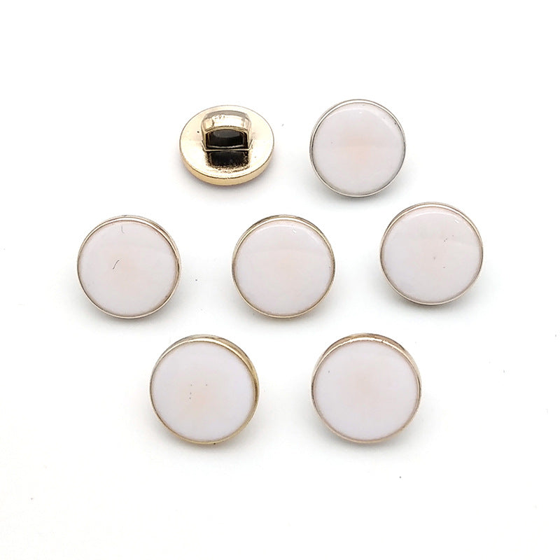 High Quality Custom Metal Pearl Shank Buttons Rhinestone Button for Women Coat and Jacket-109