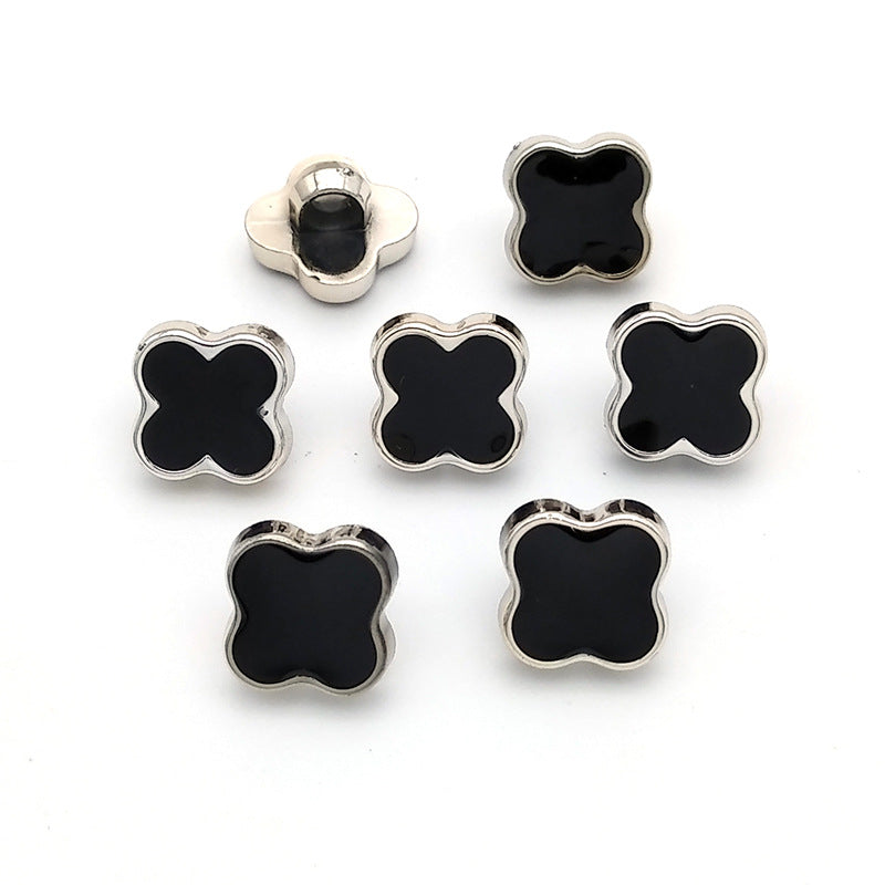 High Quality Custom Metal Pearl Shank Buttons Rhinestone Button for Women Coat and Jacket-109