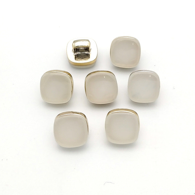 High Quality Custom Metal Pearl Shank Buttons Rhinestone Button for Women Coat and Jacket-109