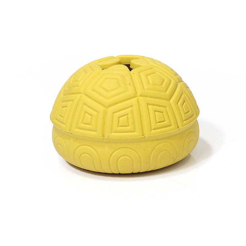 Hot Seller Rubber Ball Pet Toy Resistance to Bite Leaky Food Ball Dispenser of Turtle Shell Teeth Cleaning Dog Chew Toy-73