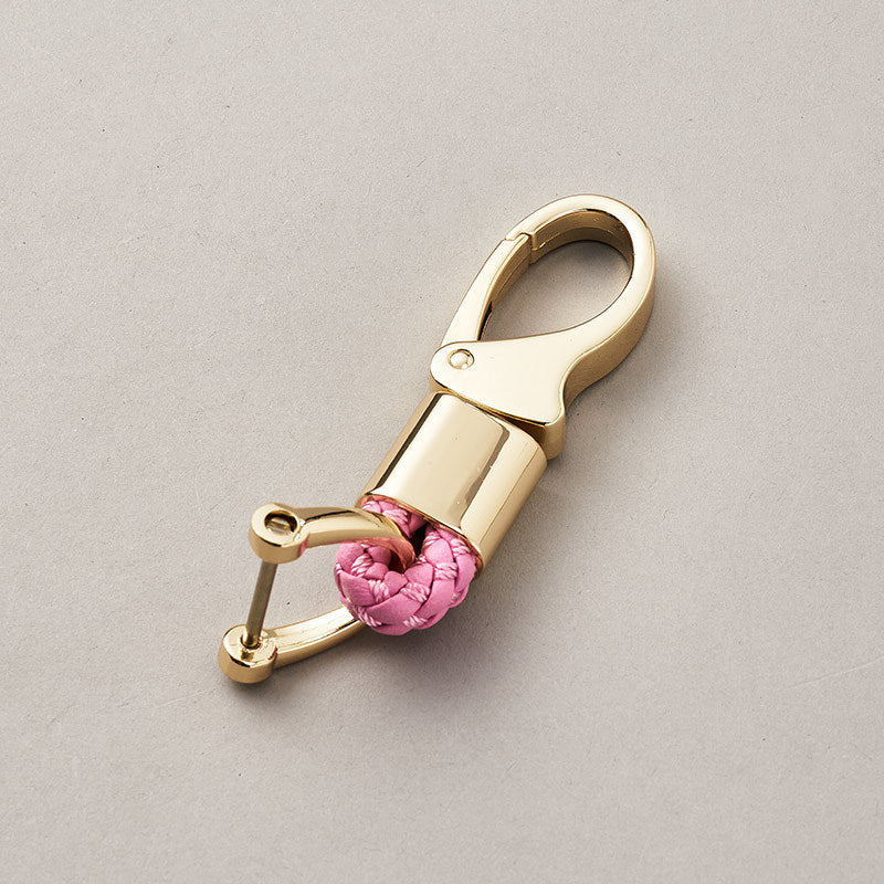 Creative Car Keychains Braided Rope Metal Keychain 4S Shop Gift Pendant Waist Hanging Key Ring Chain for M AMG RS-11