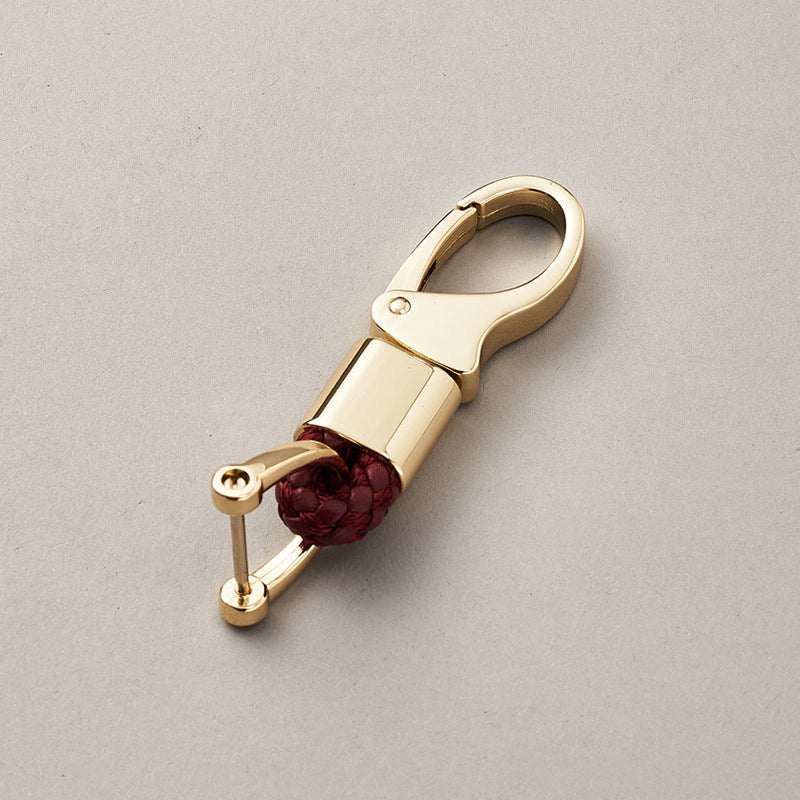 Creative Car Keychains Braided Rope Metal Keychain 4S Shop Gift Pendant Waist Hanging Key Ring Chain for M AMG RS-11