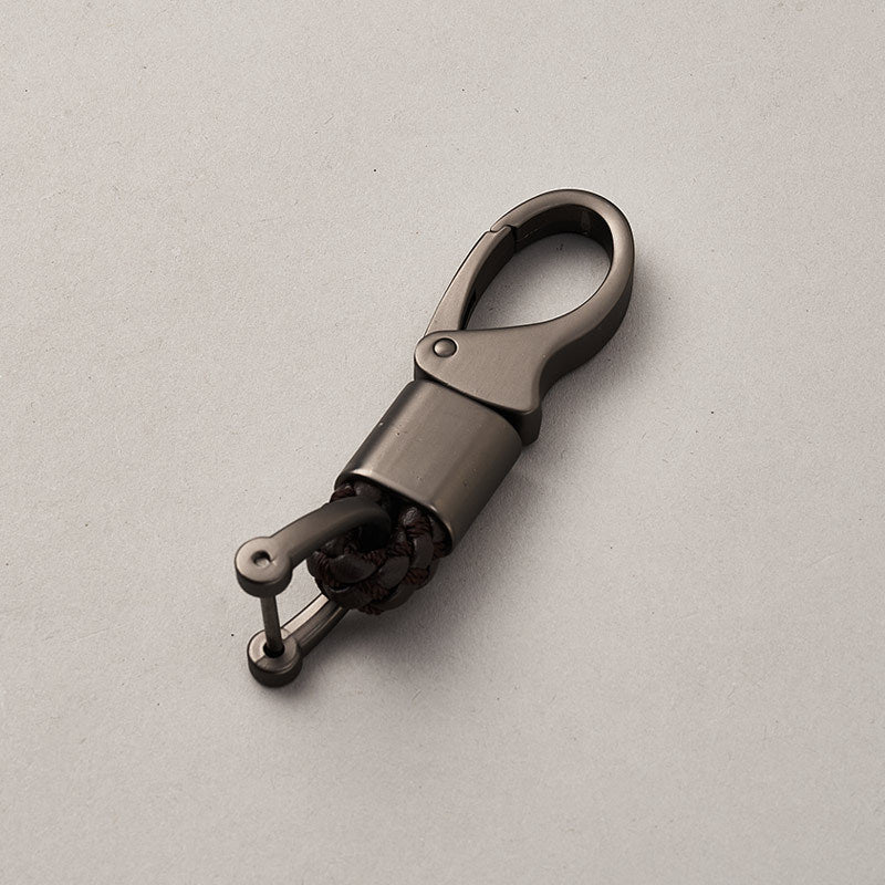 Creative Car Keychains Braided Rope Metal Keychain 4S Shop Gift Pendant Waist Hanging Key Ring Chain for M AMG RS-11