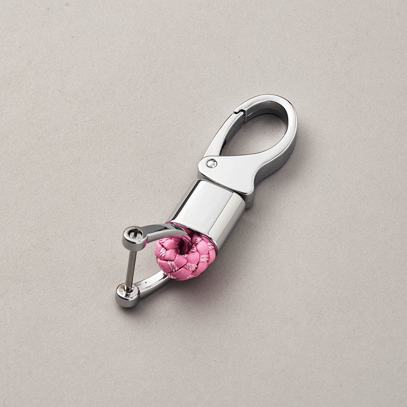 Creative Car Keychains Braided Rope Metal Keychain 4S Shop Gift Pendant Waist Hanging Key Ring Chain for M AMG RS-11
