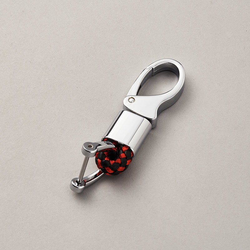 Creative Car Keychains Braided Rope Metal Keychain 4S Shop Gift Pendant Waist Hanging Key Ring Chain for M AMG RS-11
