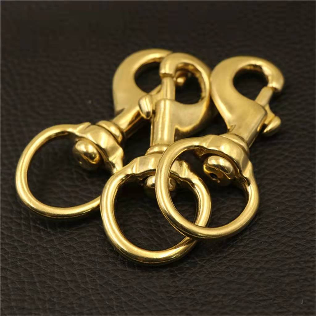 Factory Supply Quality Solid Brass Swivel Snap Hook Buckle for Bag/Pet Accessories