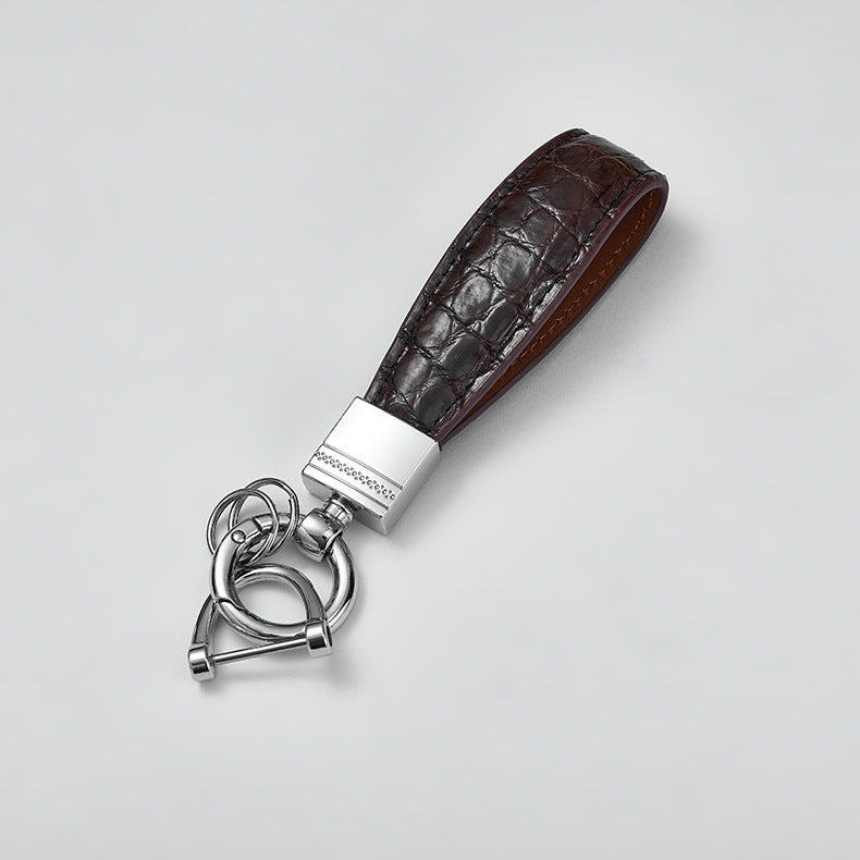 Hot Sale Genuine Leather Metal Car Brands Keychain Popular Keychain Cars Brands-111