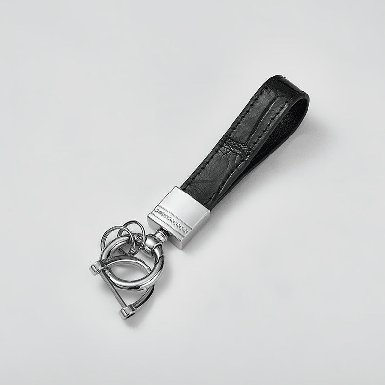 Hot Sale Genuine Leather Metal Car Brands Keychain Popular Keychain Cars Brands-111