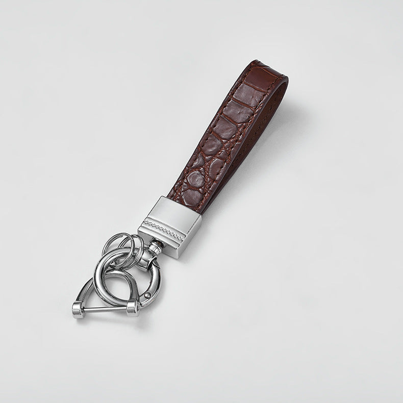 Hot Sale Genuine Leather Metal Car Brands Keychain Popular Keychain Cars Brands-111