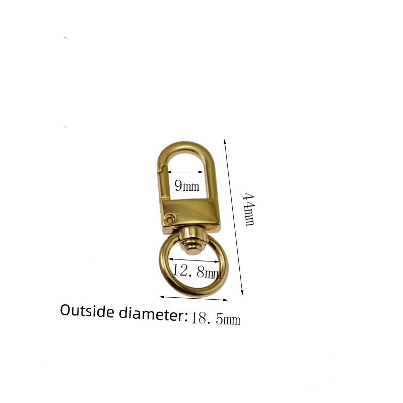 Stock supply high quality 12mm small swivel bag snap hook -115