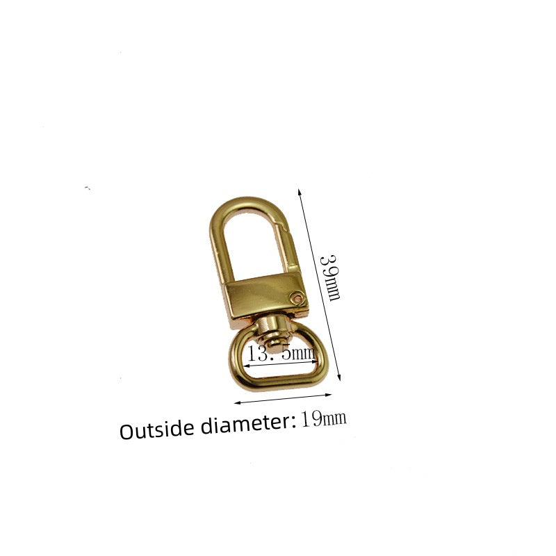 Stock supply high quality 12mm small swivel bag snap hook -115