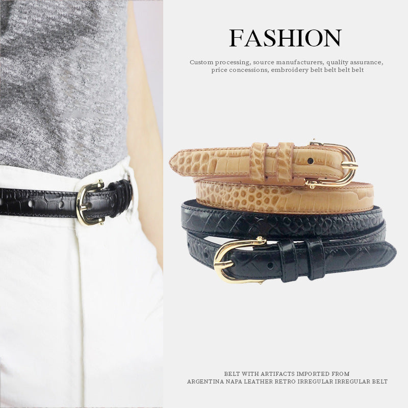 18MM Zinc Alloy Lady‘s Belt Buckle-118
