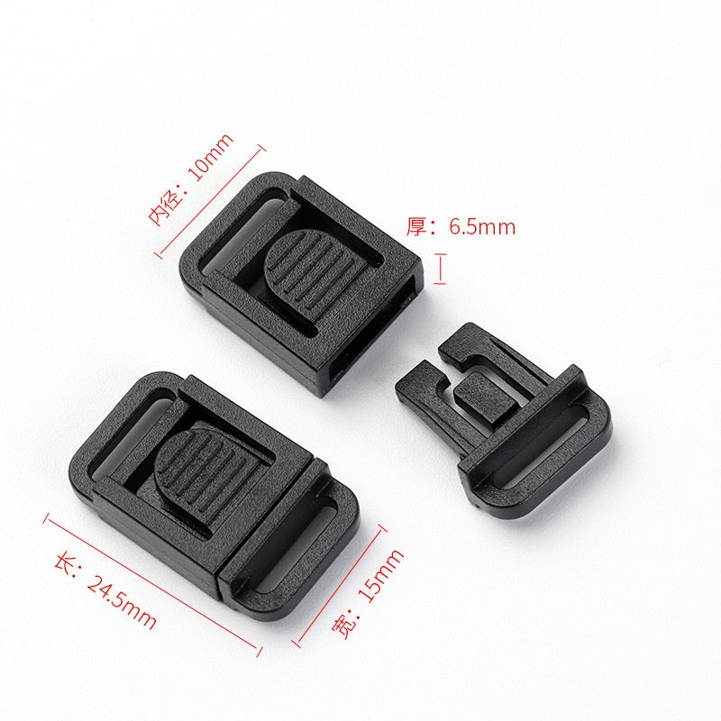 Factory Price Plastic Belt Buckle Colorful Release Adjustable Strap Clasp-119