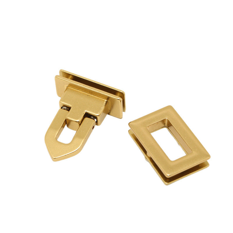 Solid Brass Clasp Turn Twist Lock for DIY Craft Shoulder Bag Purse Handbag Hardware Bag Accessories Buckle-119